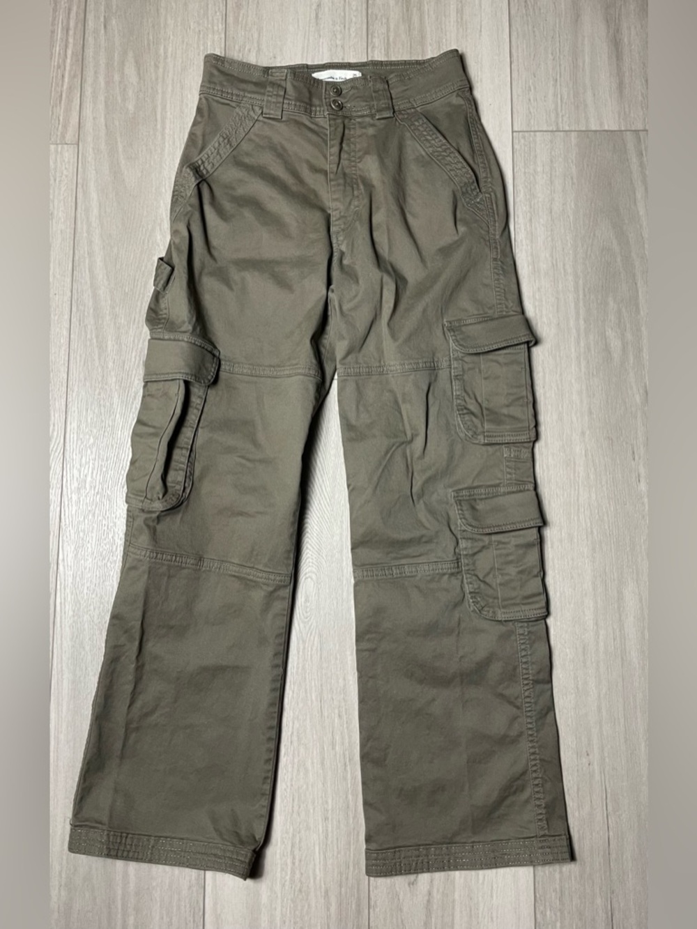 Abercrombie and Fitch Womens sz 25 / 0s Utility Cargo Wide Leg Pants
